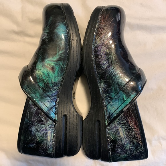 DANSKO PROFESSIONAL CLOGS SIZE:39 COLOR:BLACK, purple, GREEN GOOD CONDITION - Picture 9 of 12
